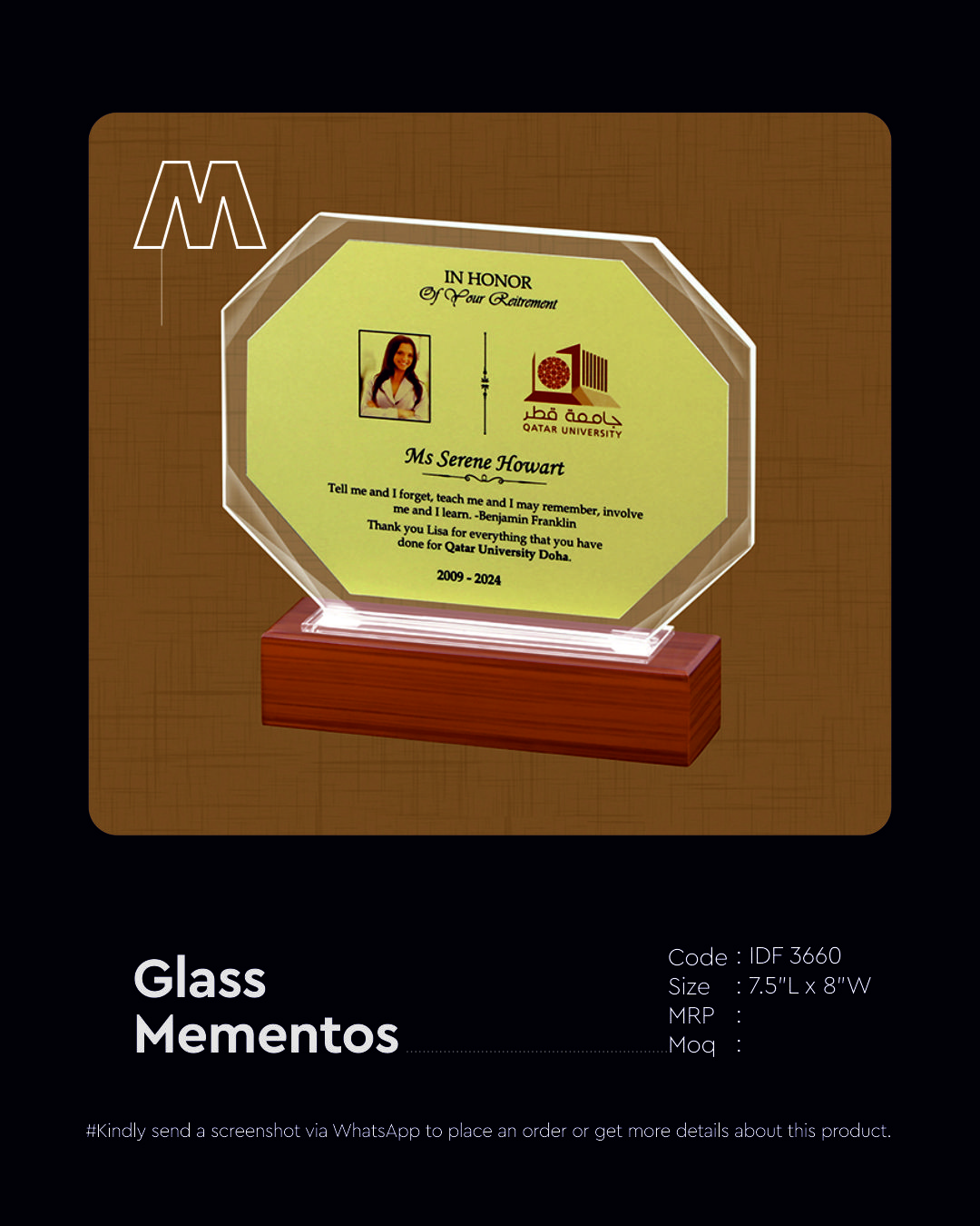 glass mementos glass mementos