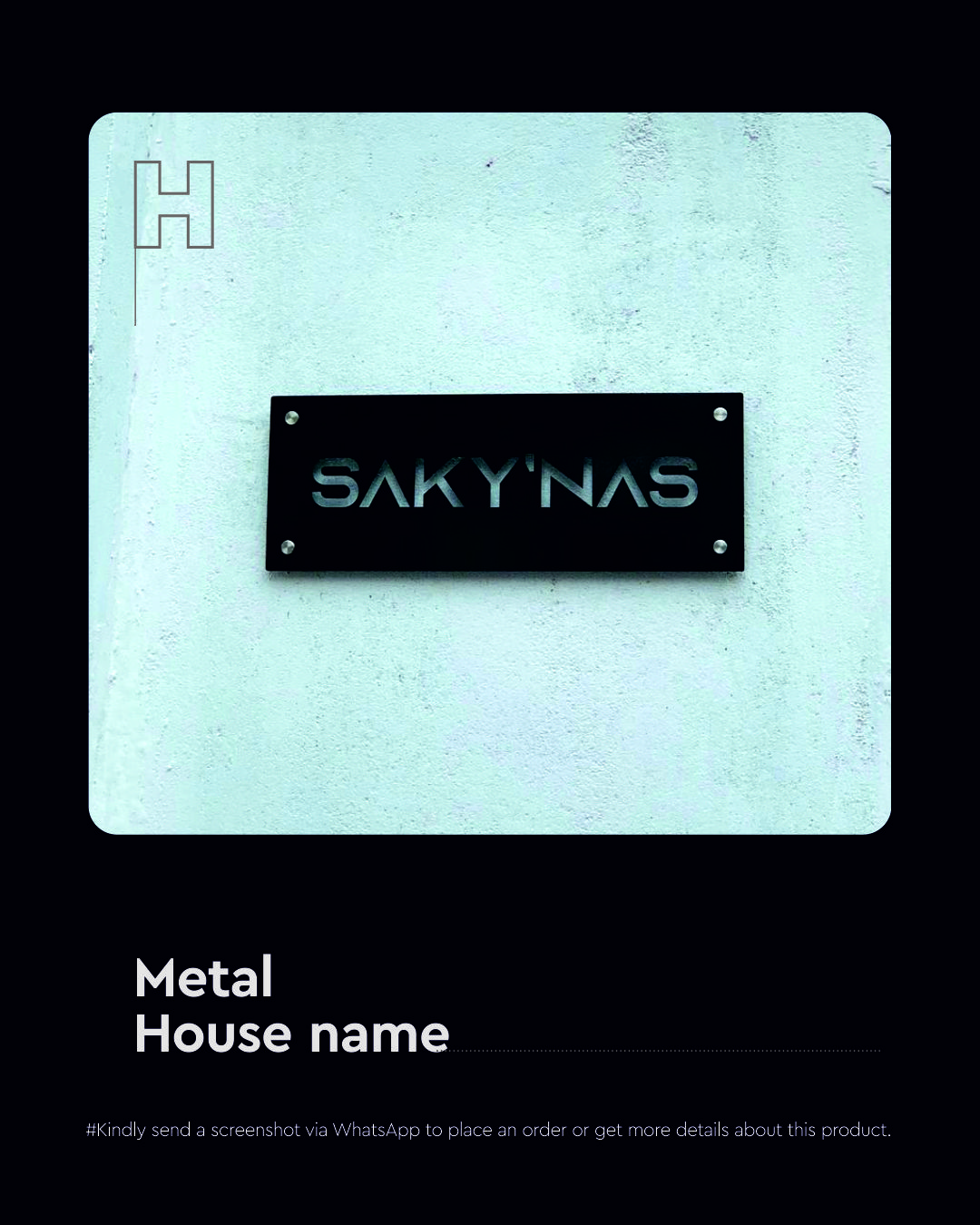 metal house name metal house name